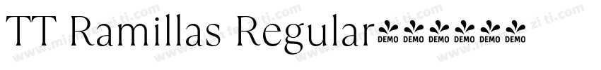 TT Ramillas Regular字体转换